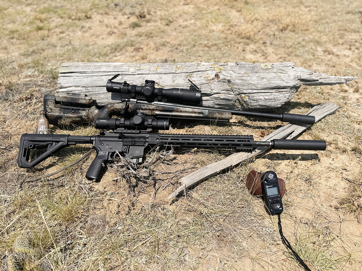While in Wyoming, the primary cartridge Jeremiah shot was the 22 ARC in both a bolt-action rifle and an AR-15. The new 62-grain ELD-VT ammunition from Hornady proved extremely effective and accurate from both rifles.